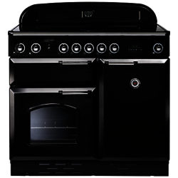 Rangemaster Classic 100 Induction Hob Range Cooker Gloss Black
